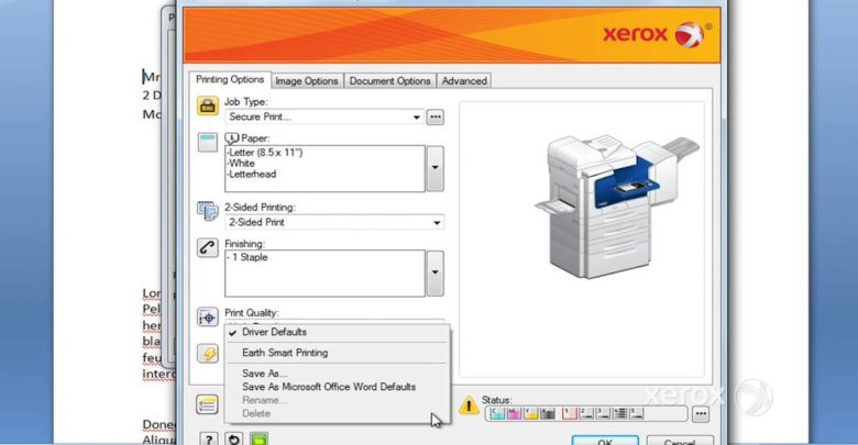 New Xerox Global Print Driver Improves User Experience - Printer