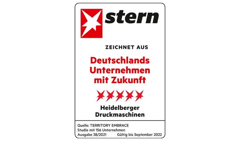Heidelberg-Stern Magazine 5 star rating