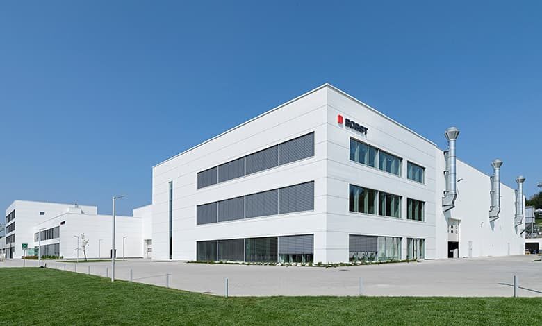The production plant of Bobst Italia in San Giorgio Monferrato, Italy
