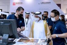 His Highness Sheikh Hasher bin Maktoum Al Maktoum inaugurates Gulf Print & Pack 2022 at the Dubai World Trade Centre