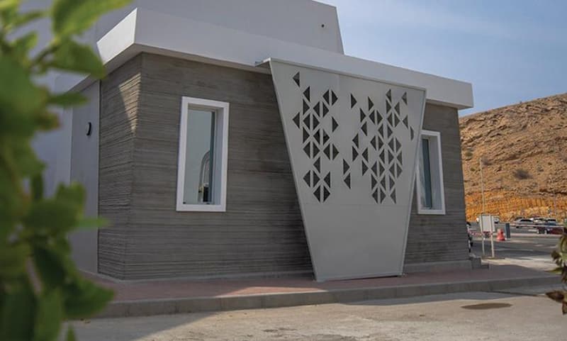 3D-printed building Oman