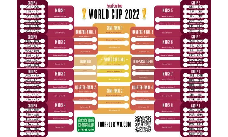 FIFA World Cup 2022 Schedule For Free ME Printer