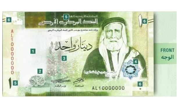 العملة الأردنية الجديدة