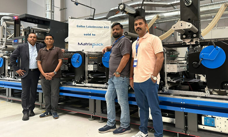 Matrixpack Ups Production with Gallus Labelmaster