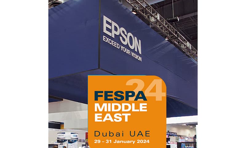 Epson stand@ FESPA Middle East