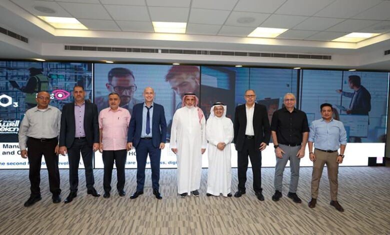 From left to Right: Ibrahim Serdah, Abdalah Alhareri,Khaled Khazaal, Panos Bartziokas, Abdullah Al Obeikan, Zeid Al Jehni, Fuad Al Mallah, Bassel Elnashar, Haitham R. Soliman