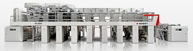 BOBST shaftless gravure printing press