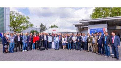 The Canon Middle East team at Drupa 2024