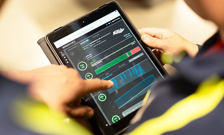 BOBST Connect dashboard used by Stora Enso Packaging