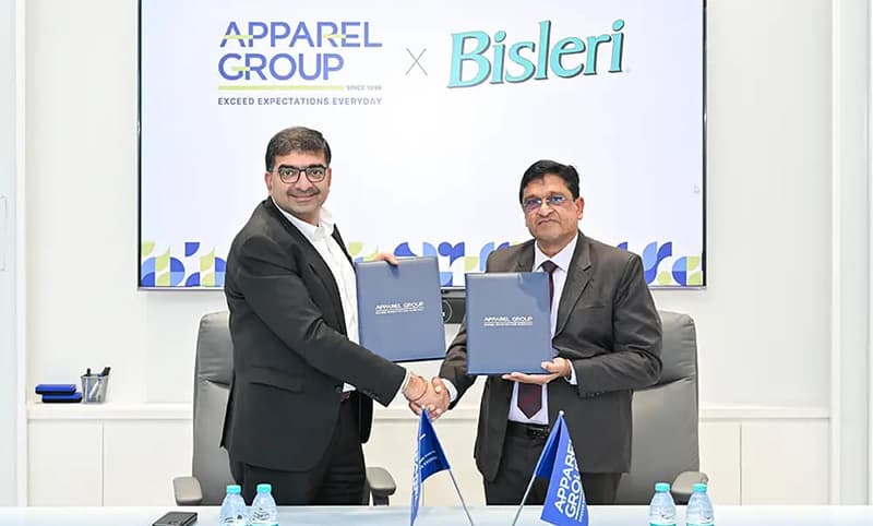 Apparel Group and Bisleri International announce strategic partnership
