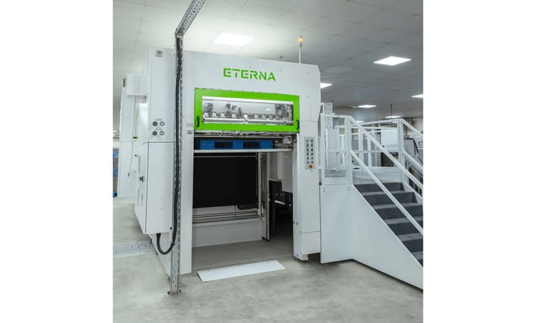 Express Pack Print Boosts Output with ETERNA Die-cutter