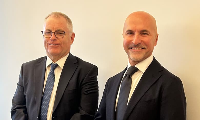 Sappi Limited CEO Steve Binnie and UPM President and CEO Massimo Reynaudo