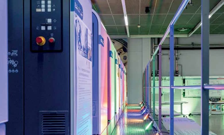 ME Printer-manroland press with lights