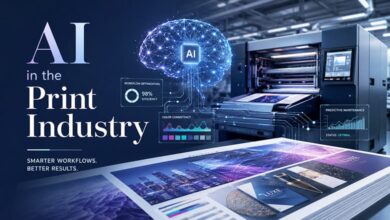 AI-driven printing technology in action