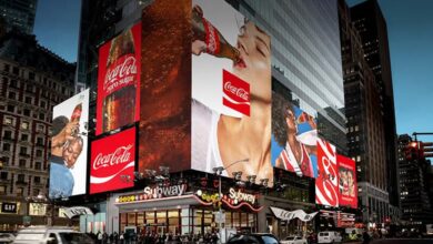 Coca-Cola billboard in Times Square