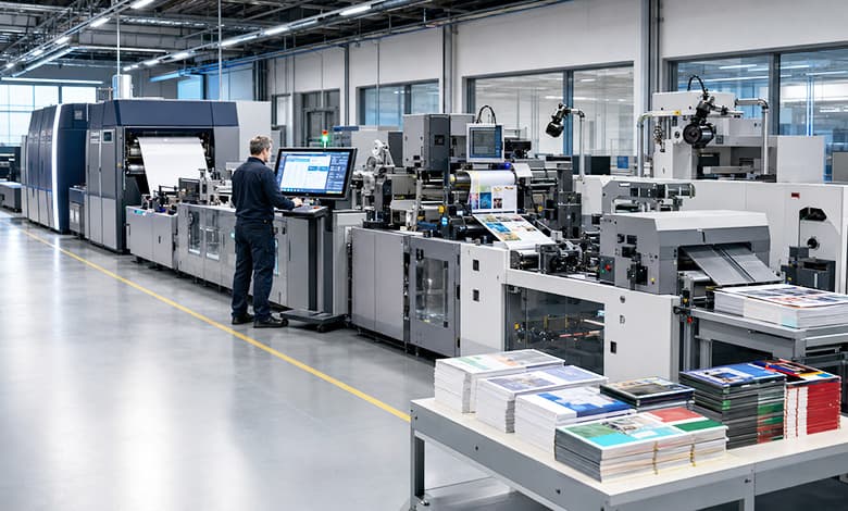 Integrated Digital Press Finishing Line