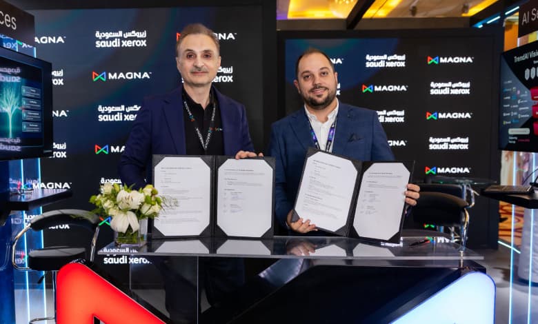 شراكة بين Magna AI والسعودية زيروكس