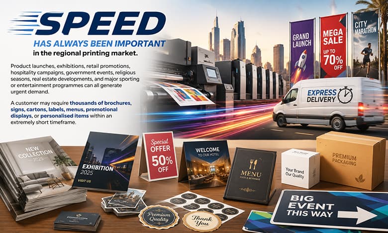 Speed in every print detail