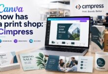 Canva now has a print shop Cimpress