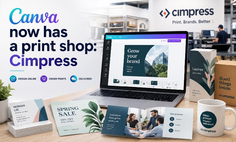 Canva now has a print shop Cimpress