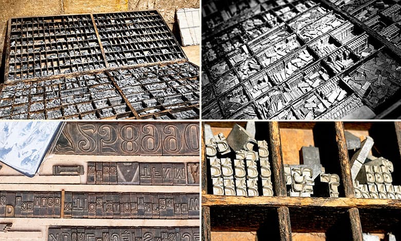 Abdelzaher bookstore-Arabic Letters Collage