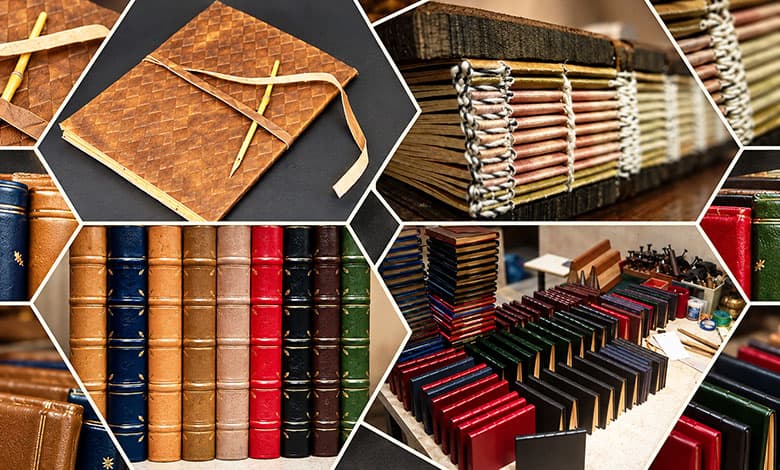 Abdelzaher bookstore-bookbinding Collage