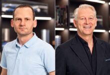 Michael and Uwe side by side portraits